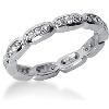 Palladium Eternity Ring with round, brilliant cut diamonds (0.3ct)