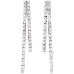 White gold Diamond earrings with 72 diamonds (0.36ct)