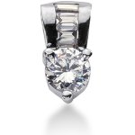 White gold fancy pendant with 5 diamonds (1.3ct)