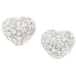 White gold Diamond earrings with 80 diamonds (1ct)