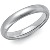 3mm White gold Comfort Fit Wedding Band