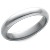 4mm White gold Comfort Fit Wedding Band  Size 58 / 18,5 mm