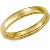 3mm Yellow gold Comfort Fit Wedding Band  Size 59 / 18,8 mm