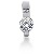 White gold fancy pendant with 3 diamonds (1.03ct)